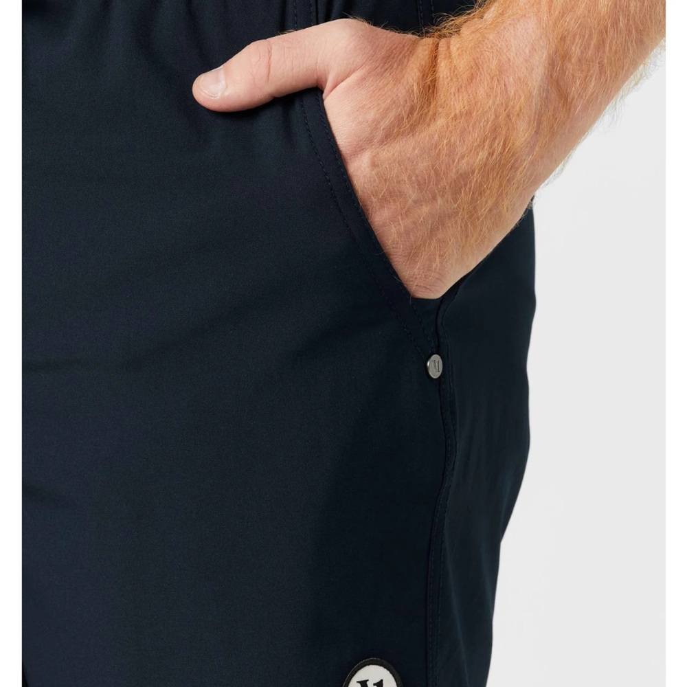 Vuori Kore 5” Navy Shorts with Gray Waistband - Picture 7 of 14